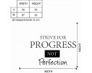 Strive For Progress Quotes Wall Art Stickers